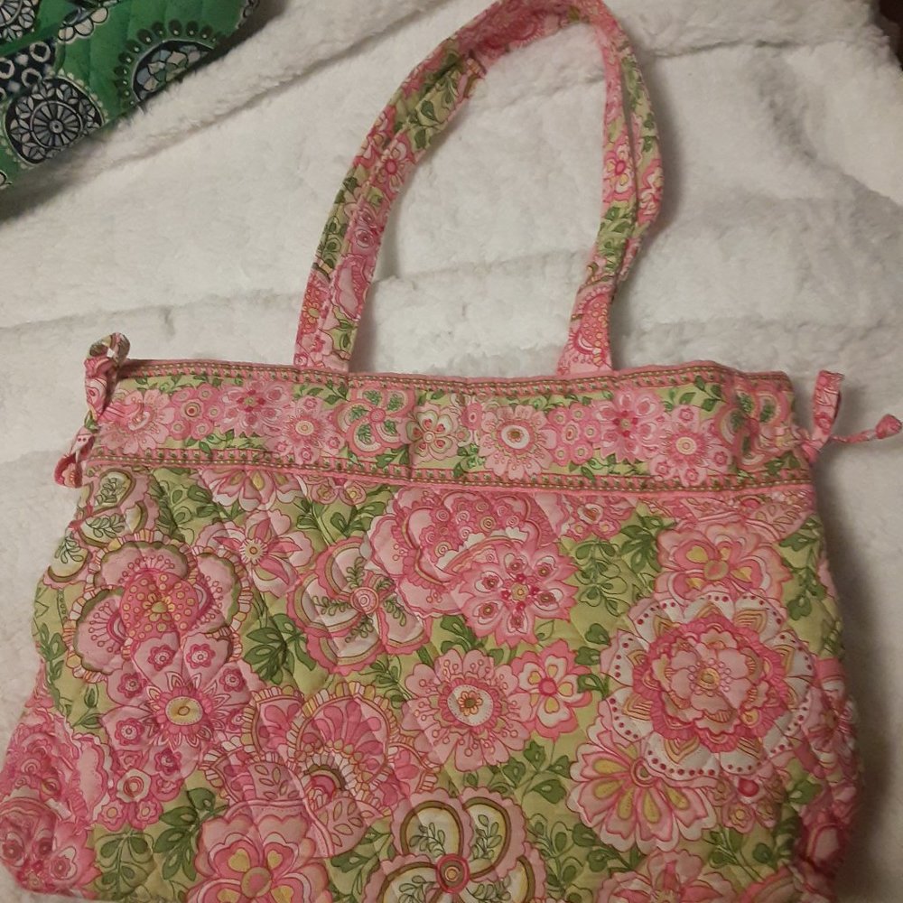 Vera Bradley handbag w/ keychain coinpurse